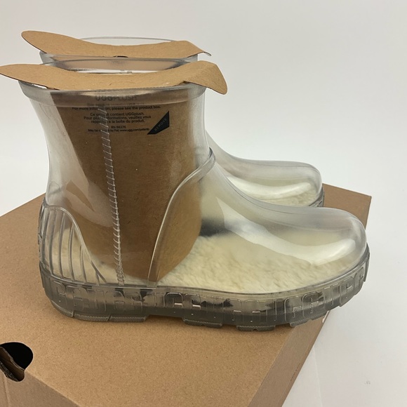 UGG Drizlita Clear Womens Natural Fashion Boots New - Picture 8 of 9